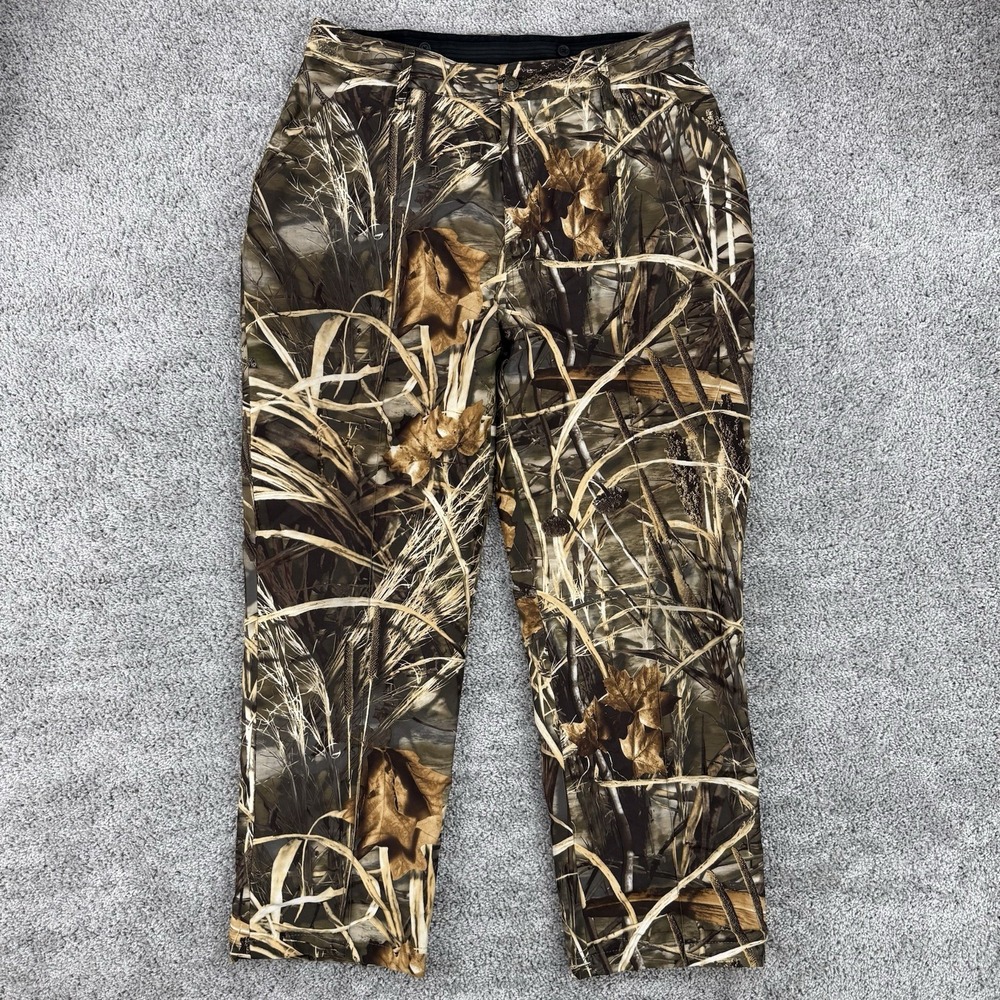 Cabela's Goretex Realtree Advantage Max 4 Camo Pants Men's 36R Hunting Outdoors